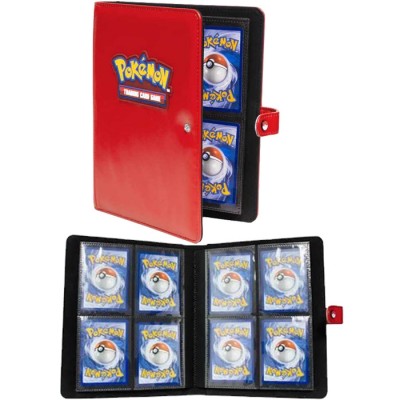 Portfolio Premium RED Snap Binder - 20 pages de 4 cases (160 cartes recto-verso)