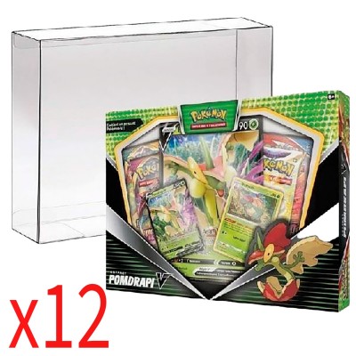 Boite de Rangement Protection BOX SOUPLE pour Coffret STANDARD 4 Boosters POKEMON (x12)