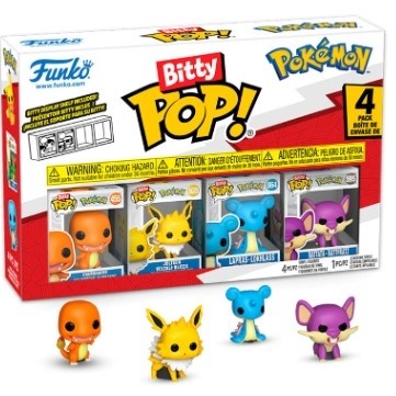 Figurine FUNKO POP - Blister 4 MINI Figurines Bitty POP! Pokmon  Salamche + Mystre