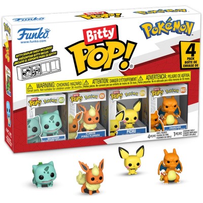 Figurine FUNKO POP - Blister 4 Mini Figurines Bitty POP! Pokmon  Bulbizarre + Mystre