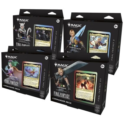 Deck EN ANGLAIS - FINAL FANTASY - Commander - Lot de 4 decks - EN ANGLAIS