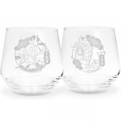 MUG Set de 2 Verres Pokmon  Magicarpe & Lviator (30 cl)