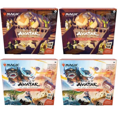 Coffret AVATAR, le dernier maitre de l'air - Lot de 4 Botes scniques - EN ANGLAIS