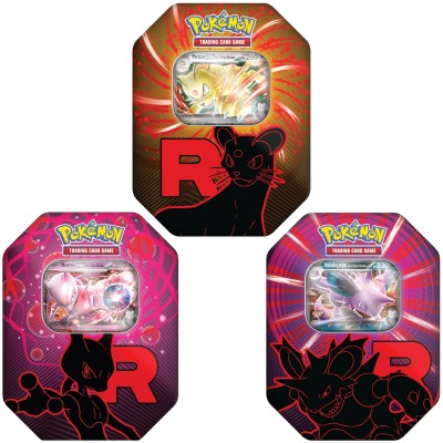 Pokebox Lot de 3 Pokebox Persian / Nidoking / Mewtwo EX de la Team Rocke (3 visuels differnts)