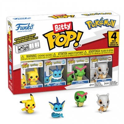 Funko FUNKO POP - Blister 4 MINI Figurines Bitty POP! Pokmon  Pikachu + Mystre