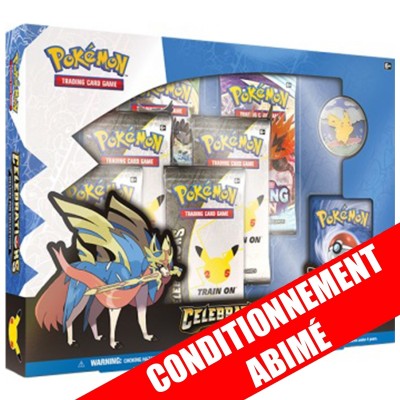 Coffret ABIME - EN ANGLAIS - POKEMON 25 ANS - Zacian - DELUXE Pin Box - EN ANGLAIS - ABIME