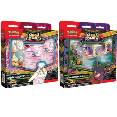 Deck MEGA-ECTOPLASMA EX & MEGA-DIANCIE EX & (Lot de 2 decks diffrents)