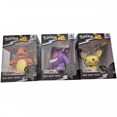 Figurine ASSORTIEMENTS FIGURINES en VINYL 10 cm  - PICHU SALAMECHE ECTOPLASMA