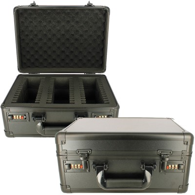 Valise de Rangement Valise NOIRE - largeur 36cm - pour 42 Cartes grades