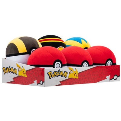 Coussin ASSORTIMENT DE 6 POKEBALL 12 CM
