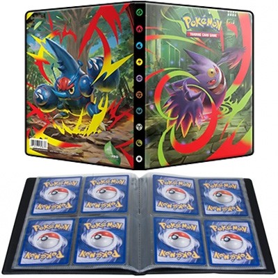 Portfolio Mega Gengar & Mega Heracross - 10 pages de 4 cases (80 cartes recto-verso)