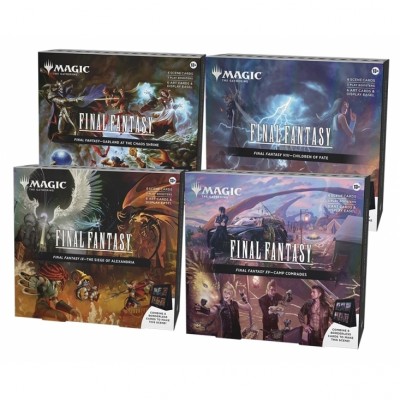 Coffret Final Fantasy - Lot des 4 Coffret scniques - EN ANGLAIS