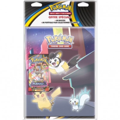 Portfolio 1 Booster ME02 - M�ga-�volutions - Shimmering Skyline + 1 Portfolio POKEBALL  - 10 pages de 9 cases (180 cartes recto-verso)