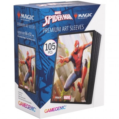 Sleeves Magic: The Gathering - Spider-Man Art SLEEVES (x105) - L'incroyable Spider-Man - 66x92mm