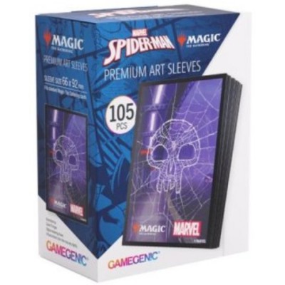 Sleeves Magic: The Gathering - Spider-Man Art SLEEVES (x105) - Swamp - 66x92mm