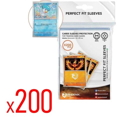 Sleeves  SLEEVES PERFECT FIT pour FORMAT STANDARD - 64x89mm - Transparent (x200)