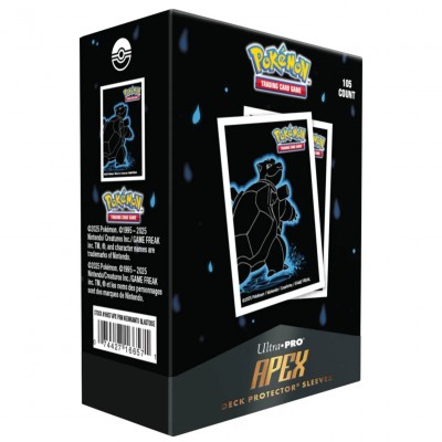 Sleeves  Apex Deck Protector Sleeves: Neon Kanto: Blastoise (105 Sleeves)