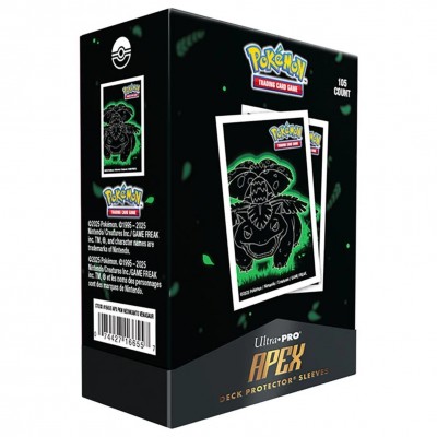 Sleeves  Apex Deck Protector Sleeves: Neon Kanto: Venusaur (105 Sleeves)