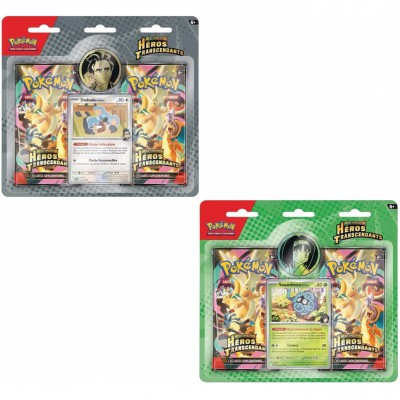 Blister de Duopack ME2.5 - M�ga-�volution - H�ros Transcendants - Lot de 2 Packs (2 boosters + 1 Cartes Promo )