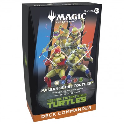 Deck Teenage Mutant Ninja Turtles / Les Tortues Ninja - Commander - Puissance des tortues !