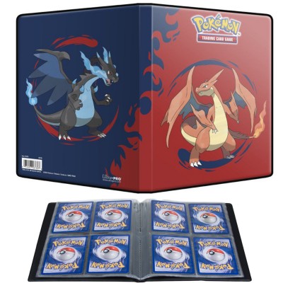 Portfolio Mega Charizard X and Mega Charizard Y - 10 pages de 4 cases (80 cartes recto-verso)