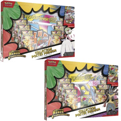 Coffret ME2.5 M�ga-�volution - H�ros Transcendants - 2 Coffrets Collection Poster Premium Mega-Lucario/Mega-Gardevoir