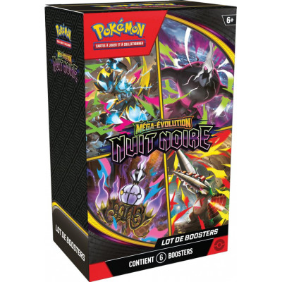 Bundle Bundle de 6 Boosters - ME05 Méga-Évolution - Nuit Noire