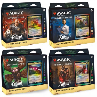Deck Commander FALLOUT - Lot de 4 différents - EN ANGLAIS