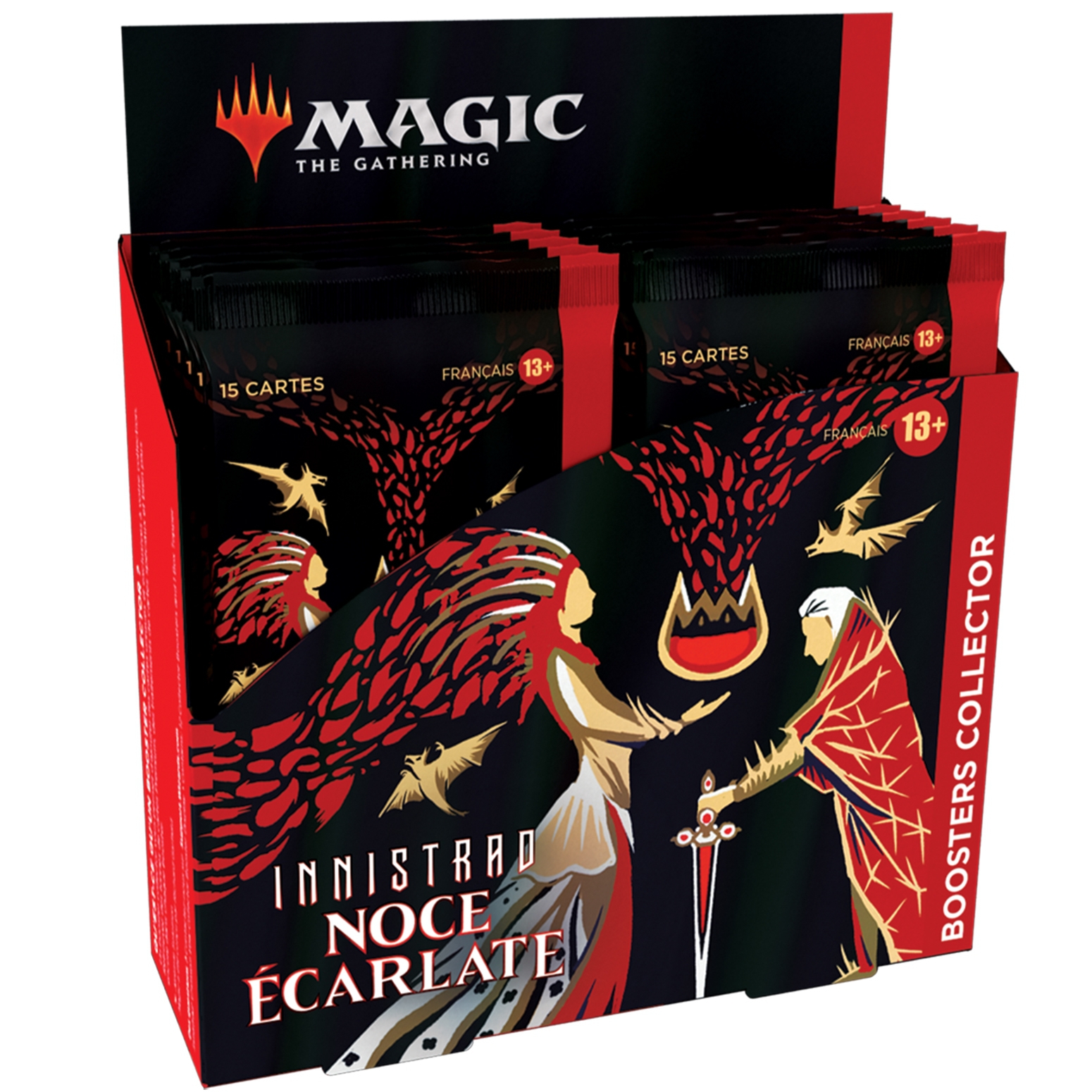 Wizards of the Coast - Magic the Gathering - Boite de Boosters - La Guerre  Fratricide - 12 Boosters Collector (Français)