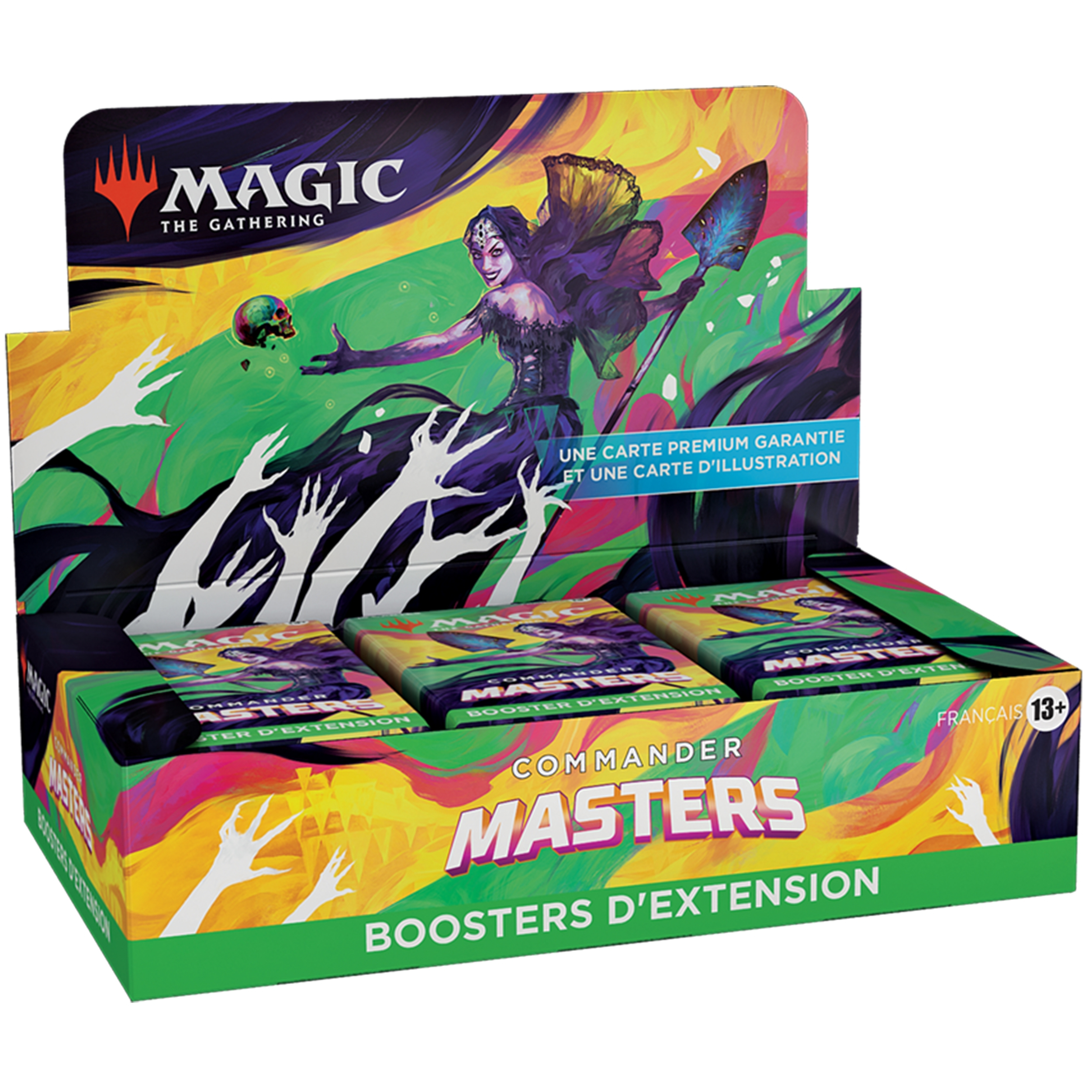 Dstrib - Boite de Commander Masters - 24 Boosters d'Extension Magic The  Gathering